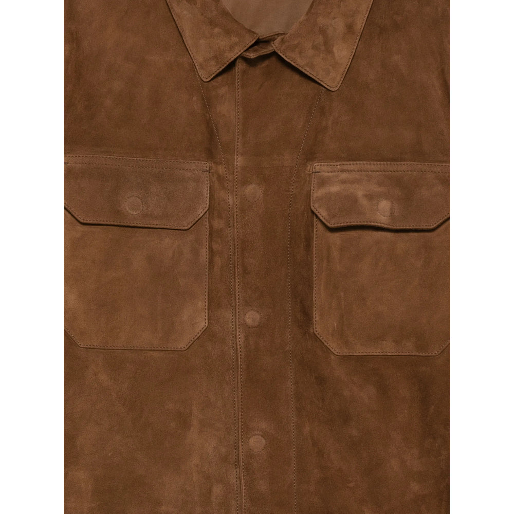 Tom Ford Brown Jackets - Shirt Jackets Men TOM FORD