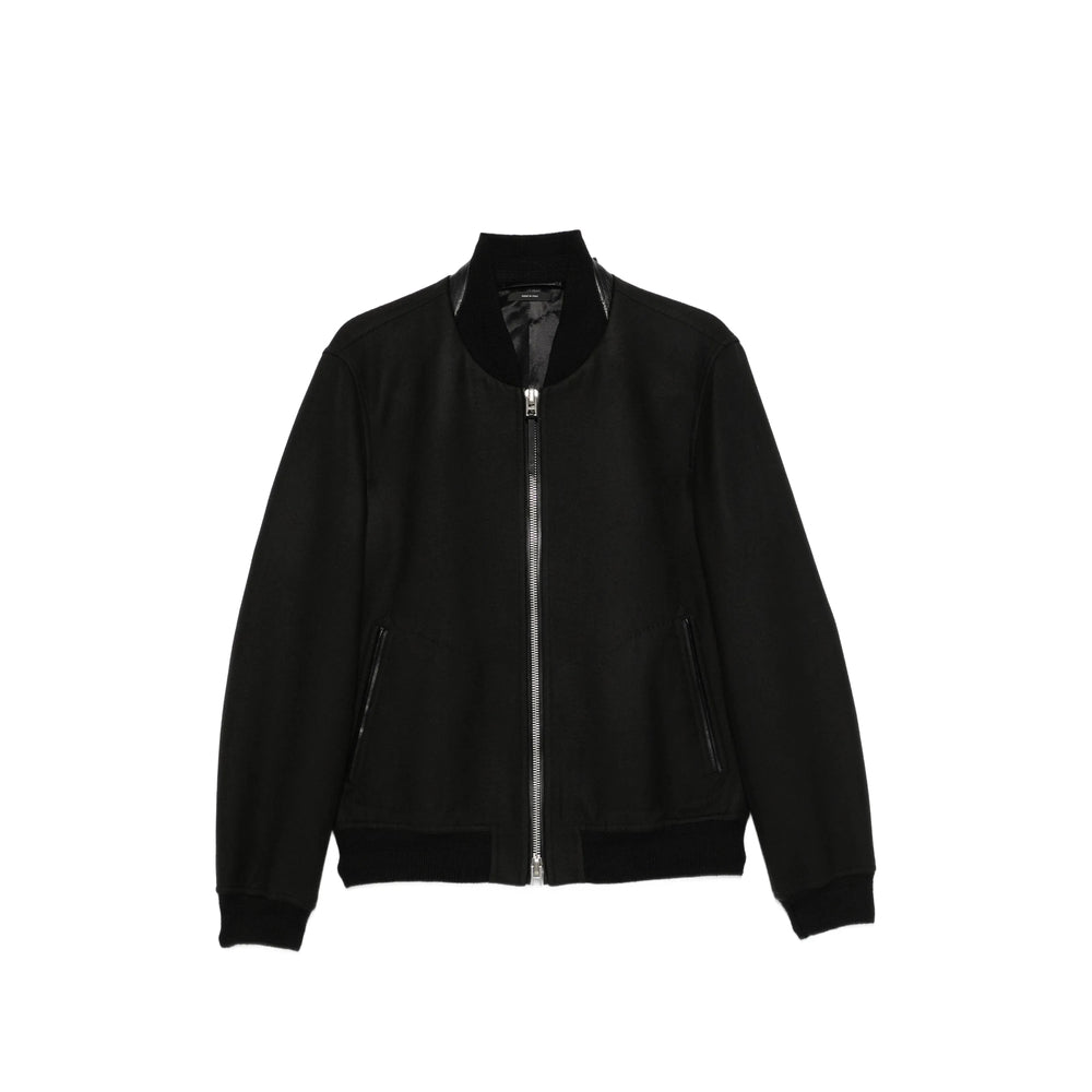 Tom Ford Black Jackets - Bomber Jackets Men TOM FORD