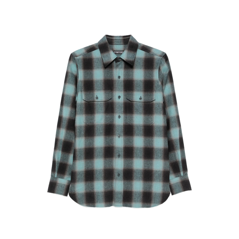Tom Ford Grey Shirts Men TOM FORD