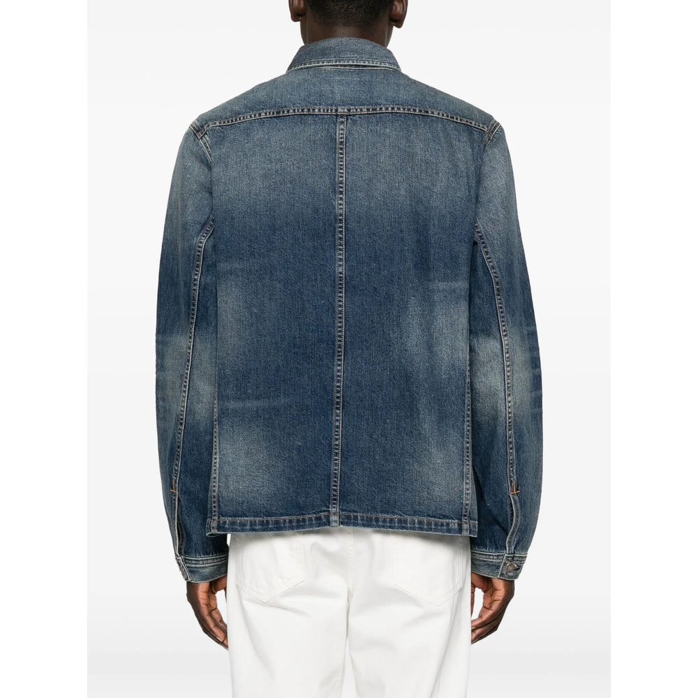 Tom Ford Blue Jackets - Denim Jackets Men TOM FORD