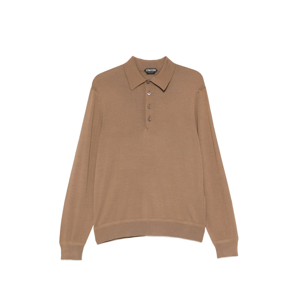 Tom Ford Brown Polo Shirts Men TOM FORD
