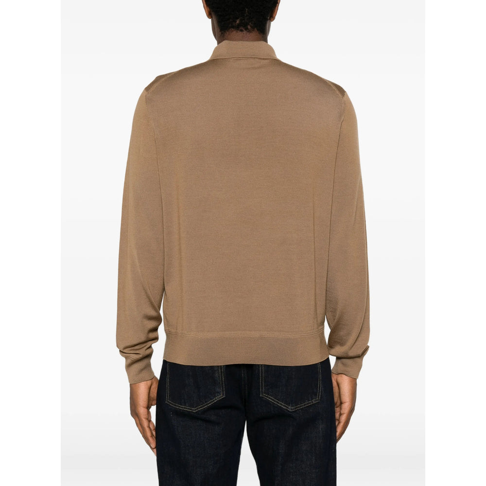 Tom Ford Brown Polo Shirts Men TOM FORD