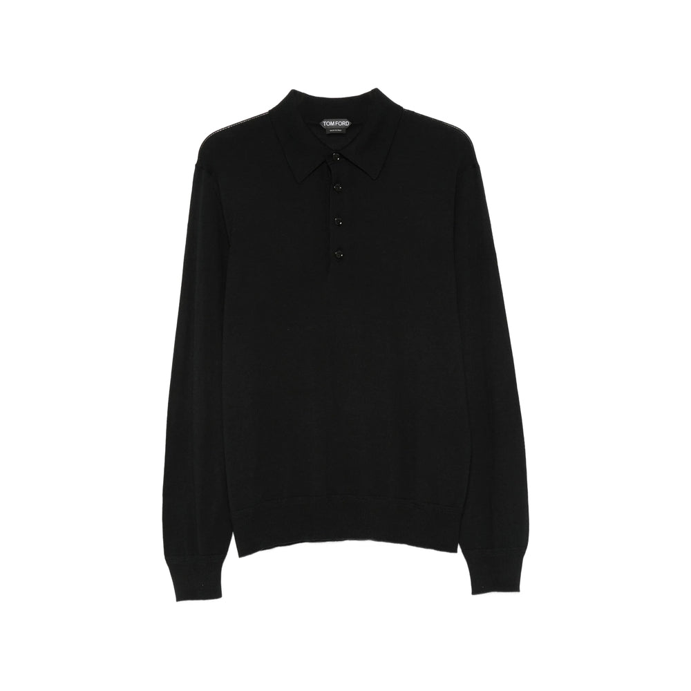 Tom Ford Black Polo Shirts Men TOM FORD