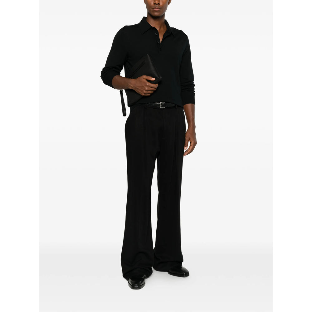 Tom Ford Black Polo Shirts Men TOM FORD