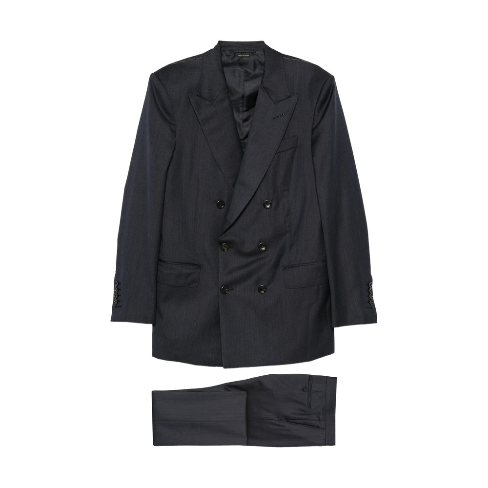 Tom Ford Blue Suits - Double  Breasted Suits Men TOM FORD