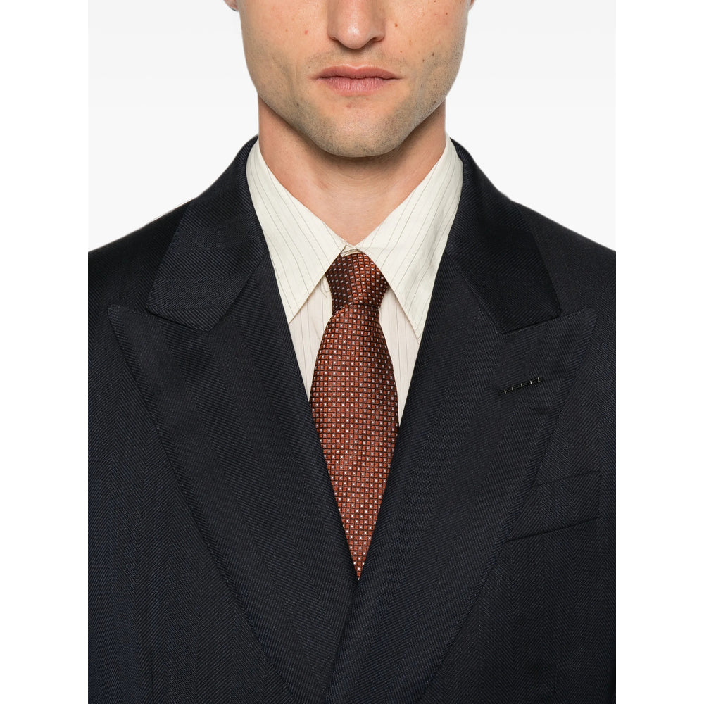 Tom Ford Blue Suits - Double  Breasted Suits Men TOM FORD
