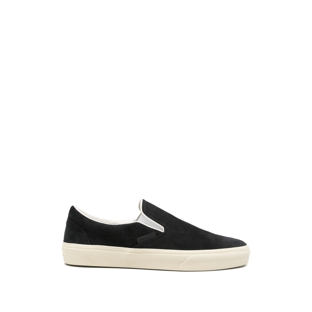 Tom Ford Black Trainers - Slip-Ons Men TOM FORD