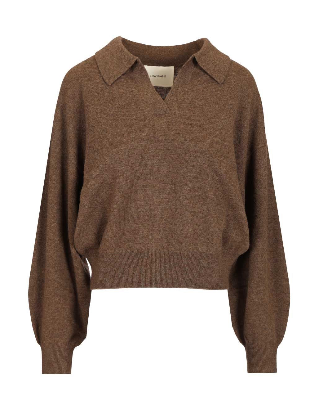 Lisa Yang Women Katriel Polo Sweater LISA YANG