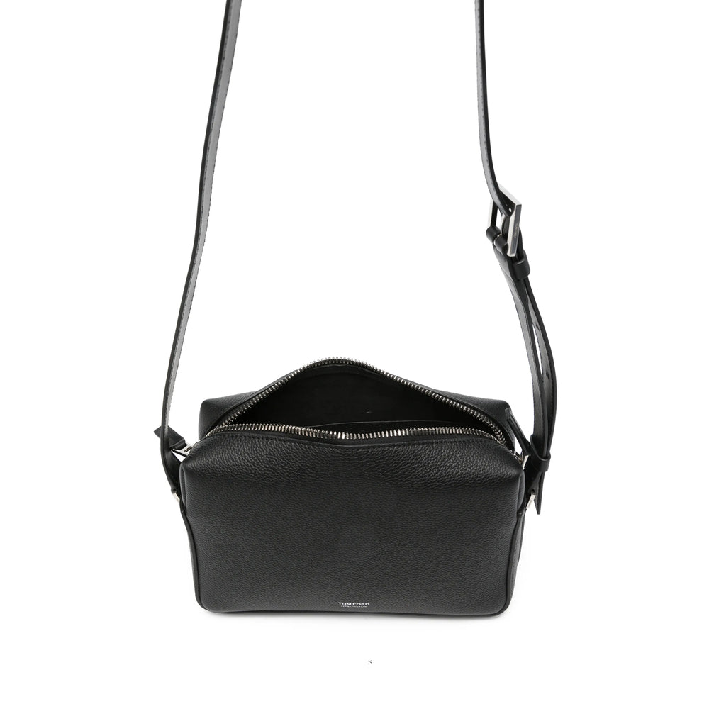 Tom Ford Black Messenger Bags Men TOM FORD