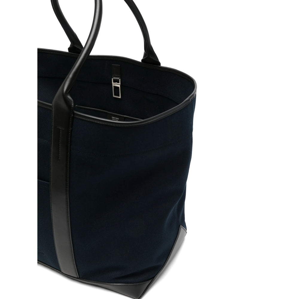 Tom Ford Blue Tote Bags Men TOM FORD