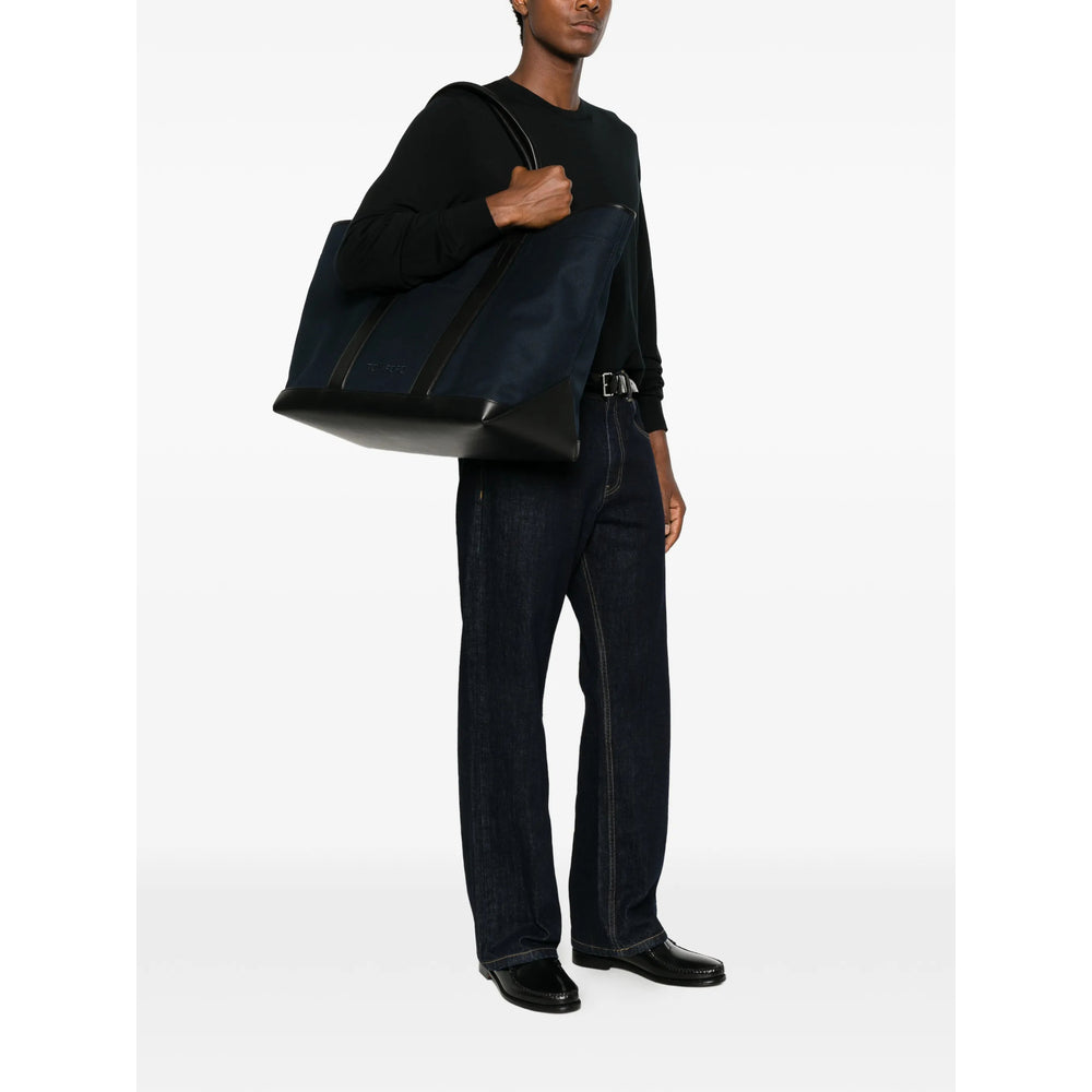 Tom Ford Blue Tote Bags Men TOM FORD