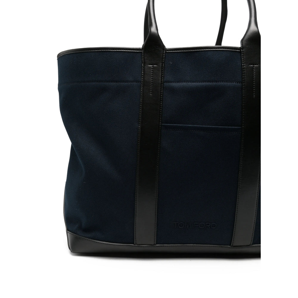 Tom Ford Blue Tote Bags Men TOM FORD