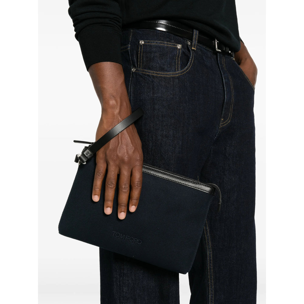 Tom Ford Blue Clutch Bags Men TOM FORD