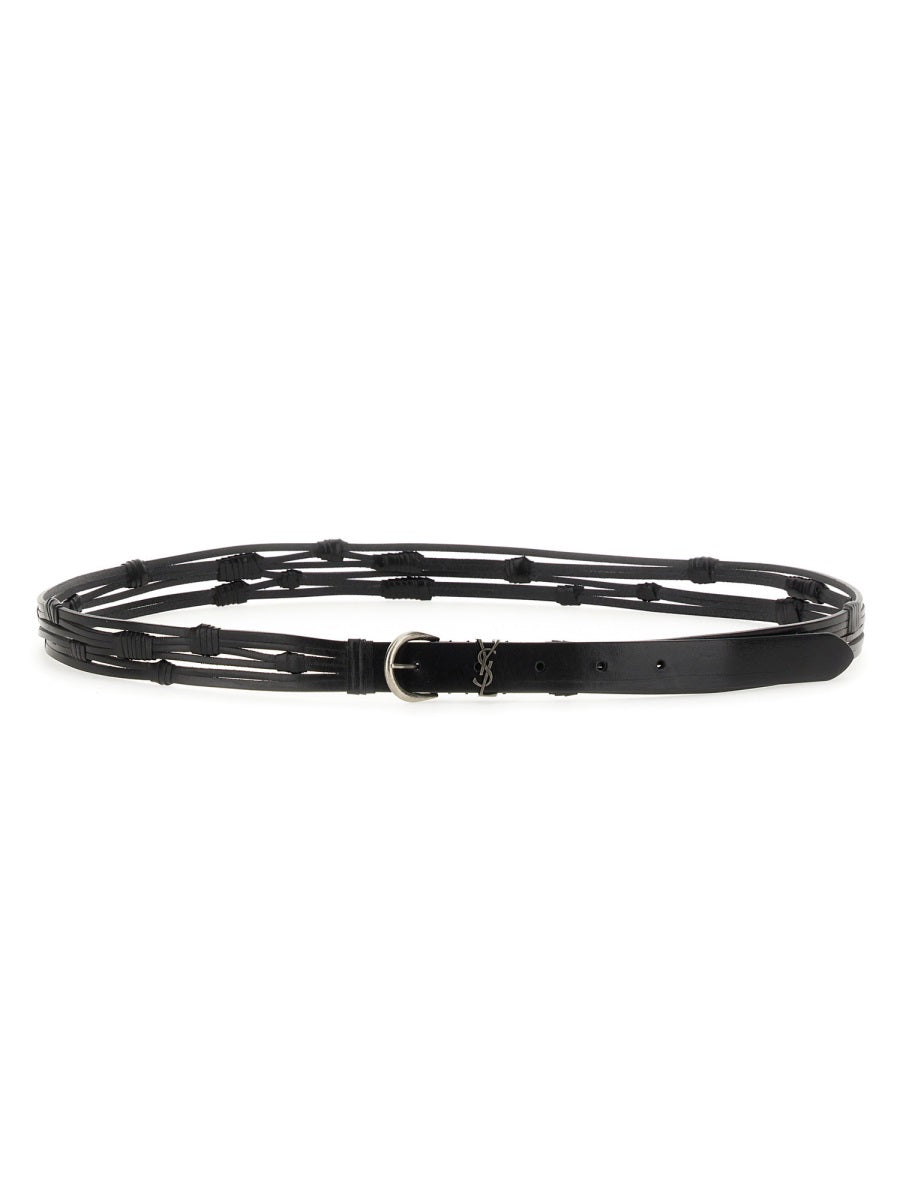 Saint Laurent Men Croissant De Lune Belt SAINT LAURENT