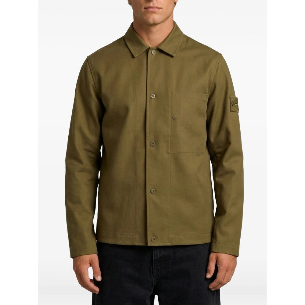 Stone Island Green Shirts Men STONE ISLAND