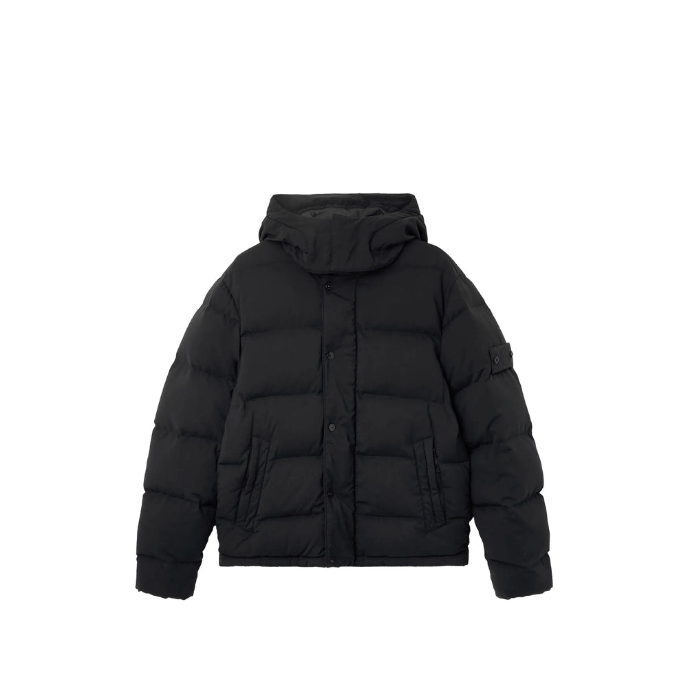 Stone Island Black Jackets - Padded & Down Jackets Men STONE ISLAND