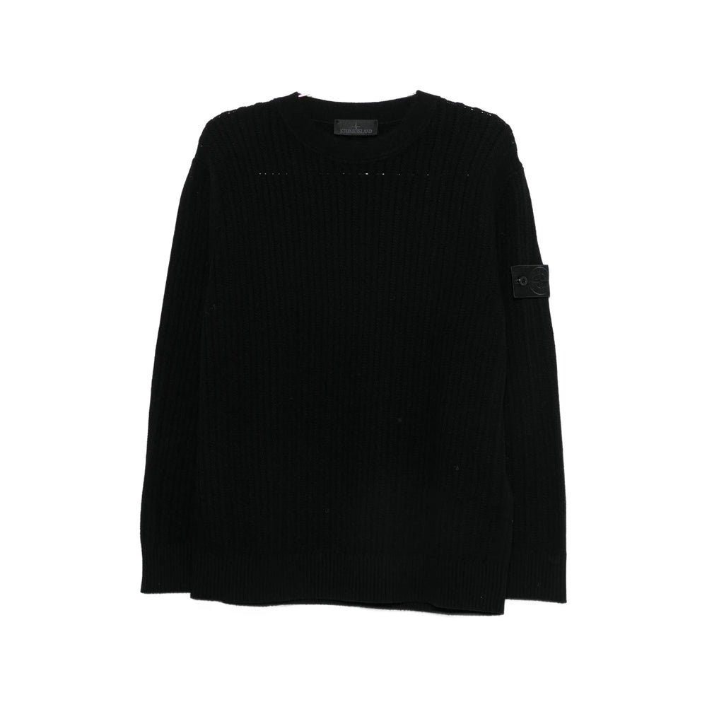 Stone Island Black Sweaters & Knitwear - Jumpers Men STONE ISLAND
