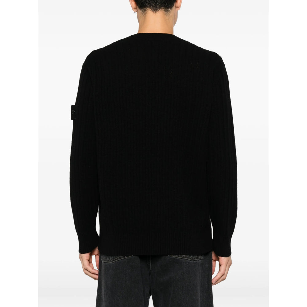Stone Island Black Sweaters & Knitwear - Jumpers Men STONE ISLAND
