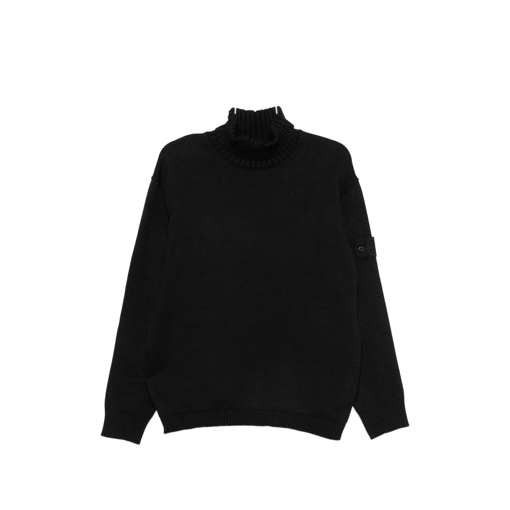 Stone Island Black Sweaters & Knitwear - Jumpers Men STONE ISLAND