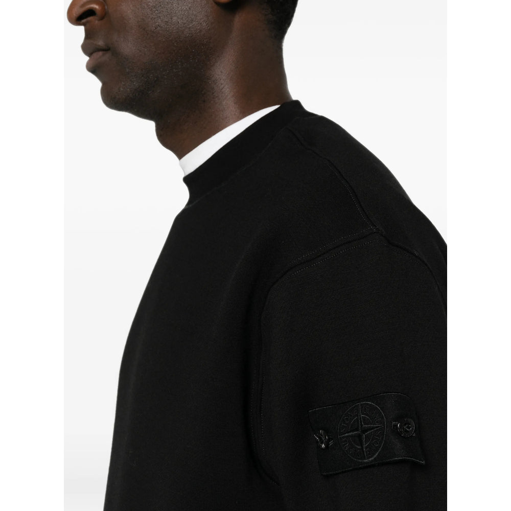 Stone Island Black Sweaters & Knitwear - Sweatshirts Men STONE ISLAND
