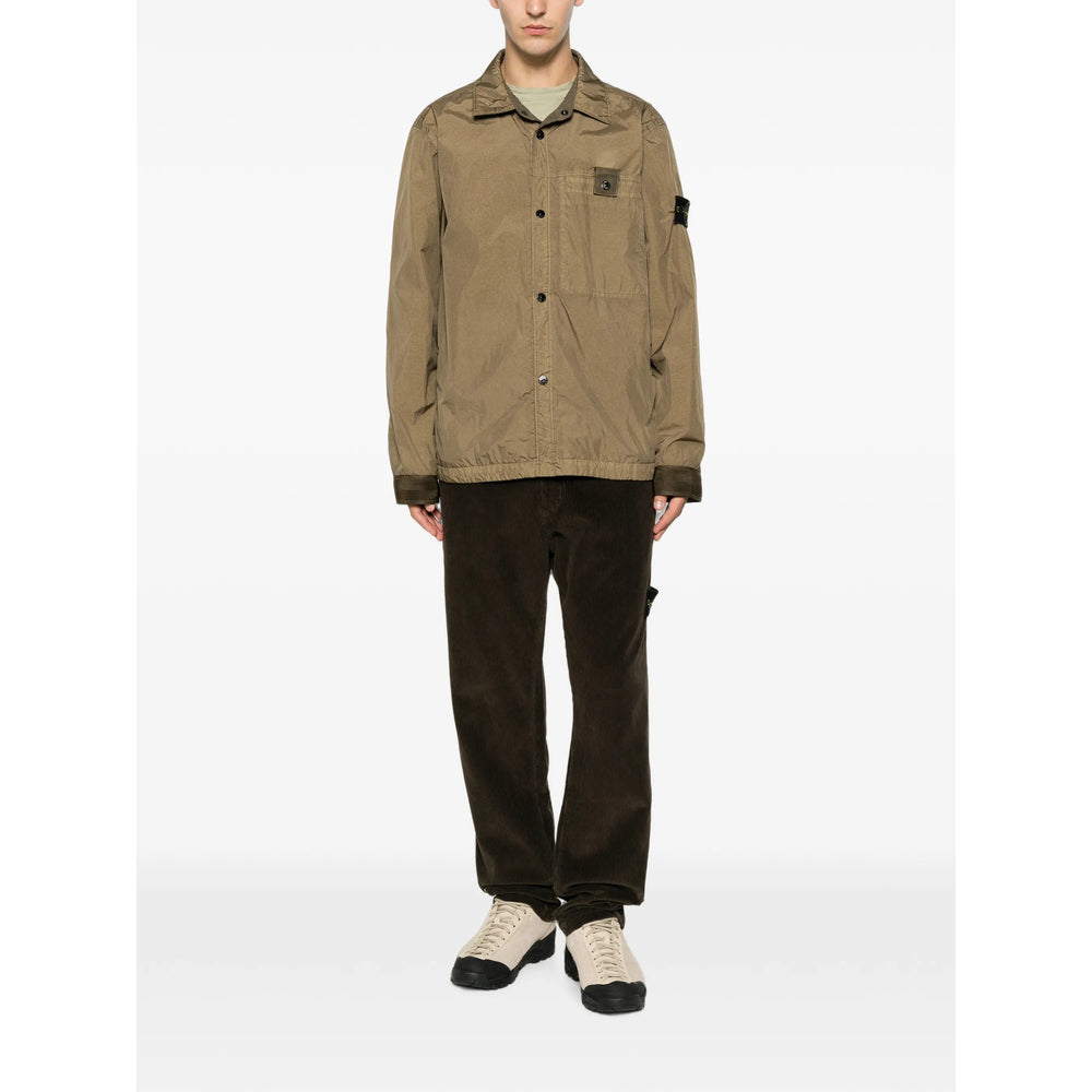 Stone Island Green Jackets - Lightweight Jackets Men STONE ISLAND
