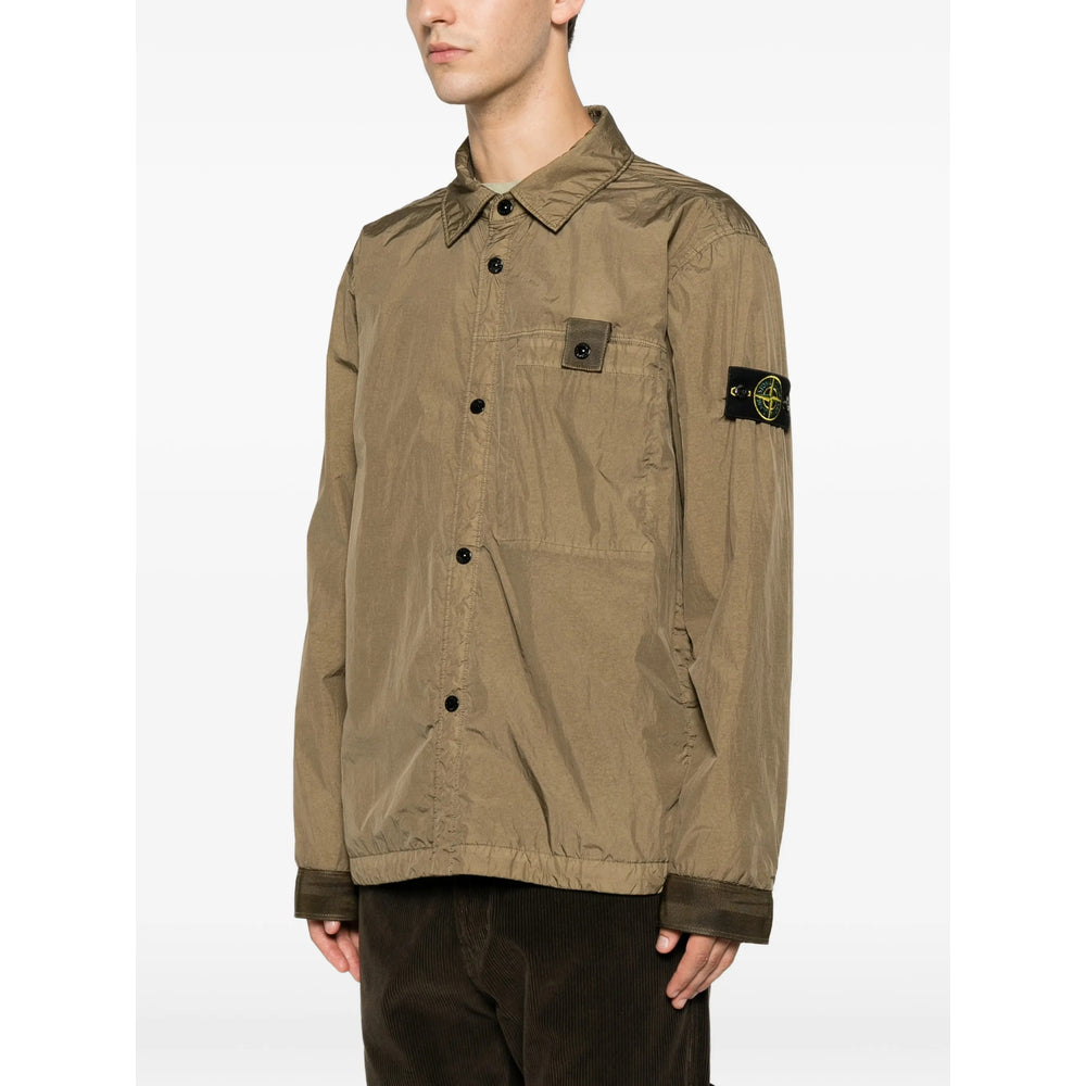 Stone Island Green Jackets - Lightweight Jackets Men STONE ISLAND