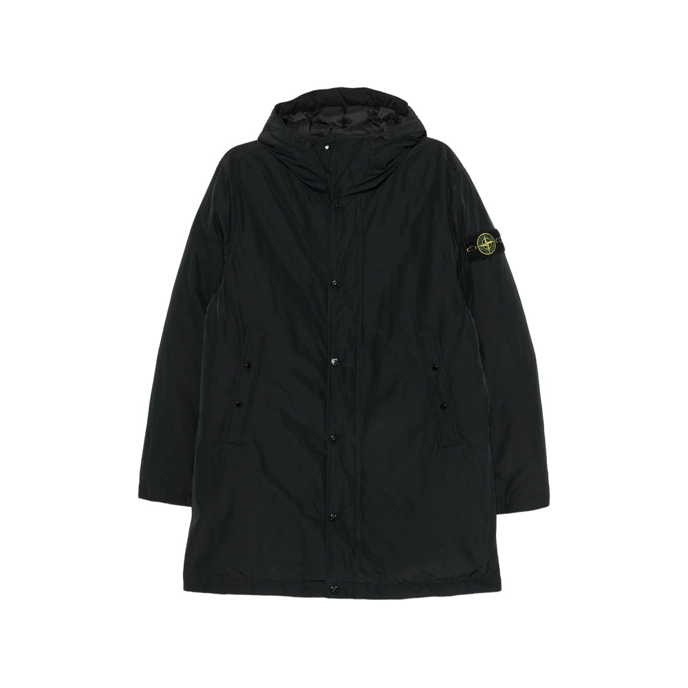 Stone Island Black Coats - Parkas Men STONE ISLAND