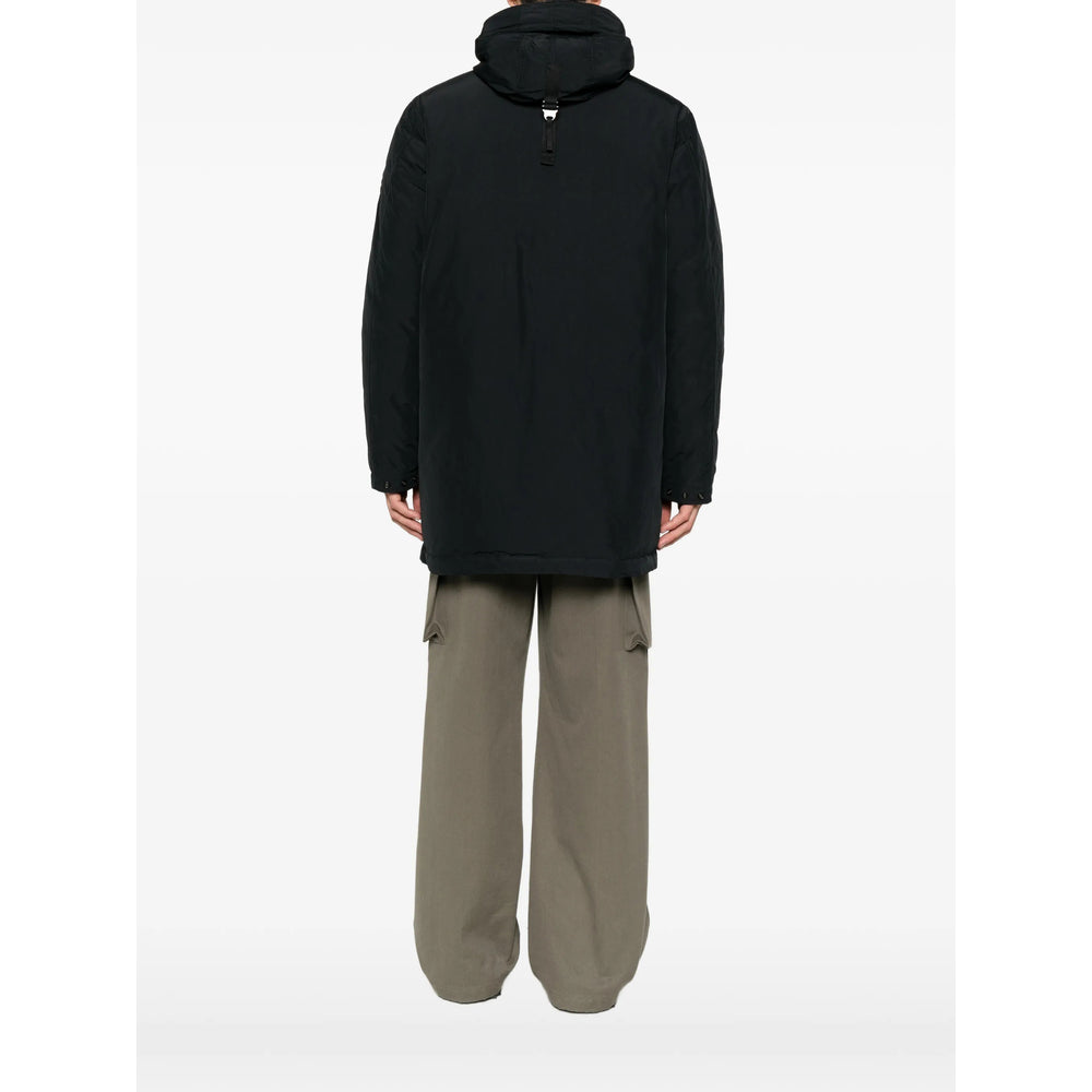 Stone Island Black Coats - Parkas Men STONE ISLAND