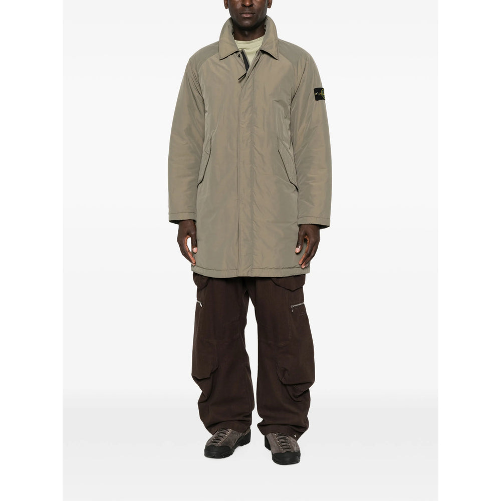 Stone Island Green Coats - Padded Coats Men STONE ISLAND