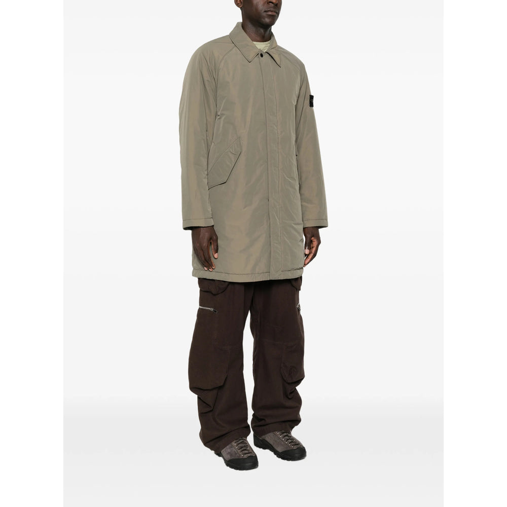 Stone Island Green Coats - Padded Coats Men STONE ISLAND