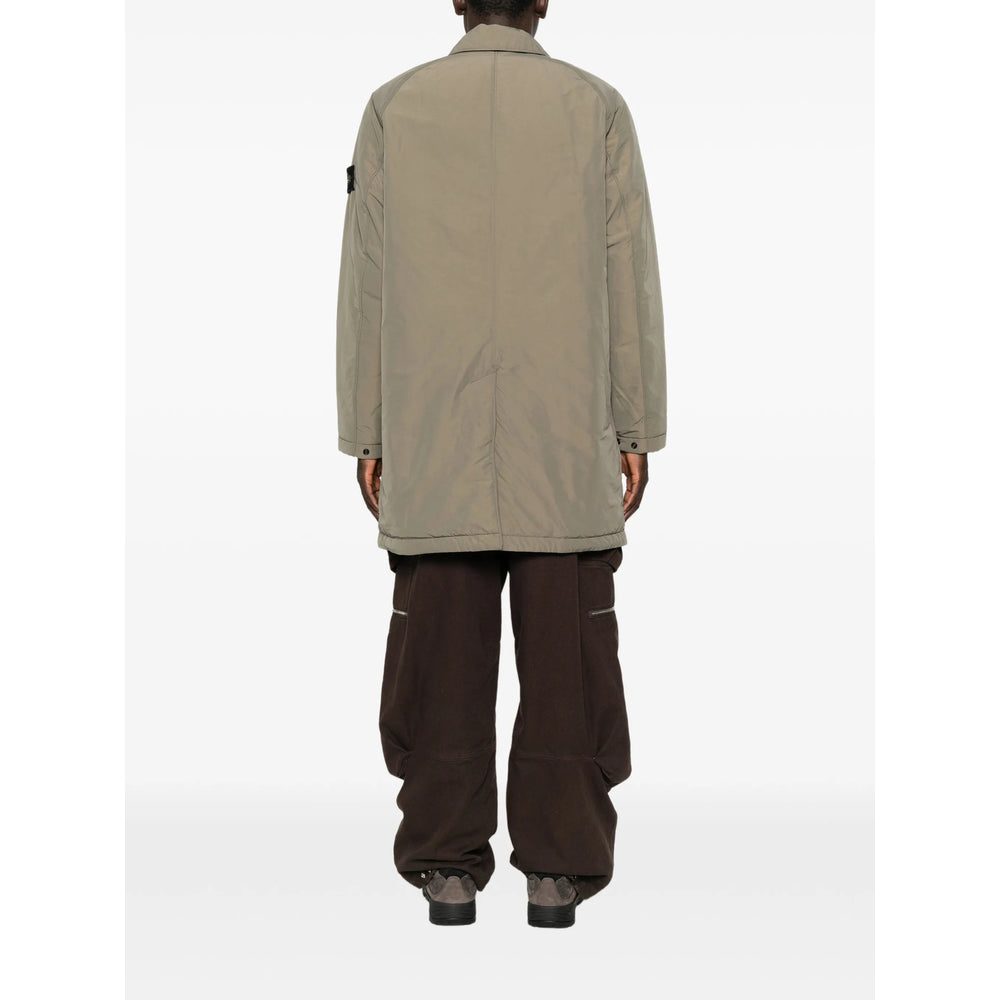 Stone Island Green Coats - Padded Coats Men STONE ISLAND