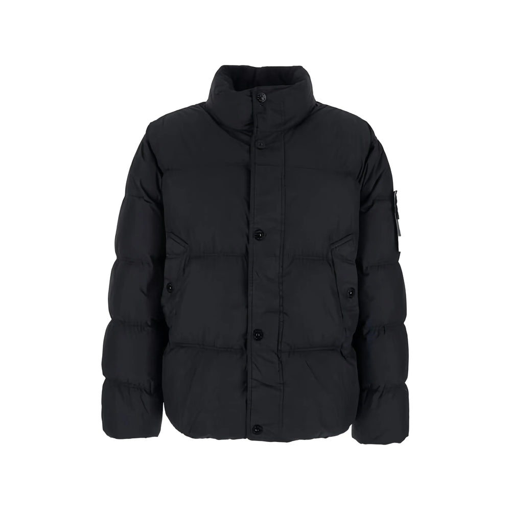 Stone Island Black Jackets - Padded & Down Jackets Men STONE ISLAND