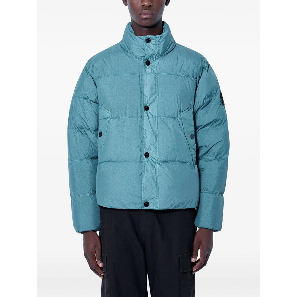 Stone Island Green Jackets - Padded & Down Jackets Men STONE ISLAND