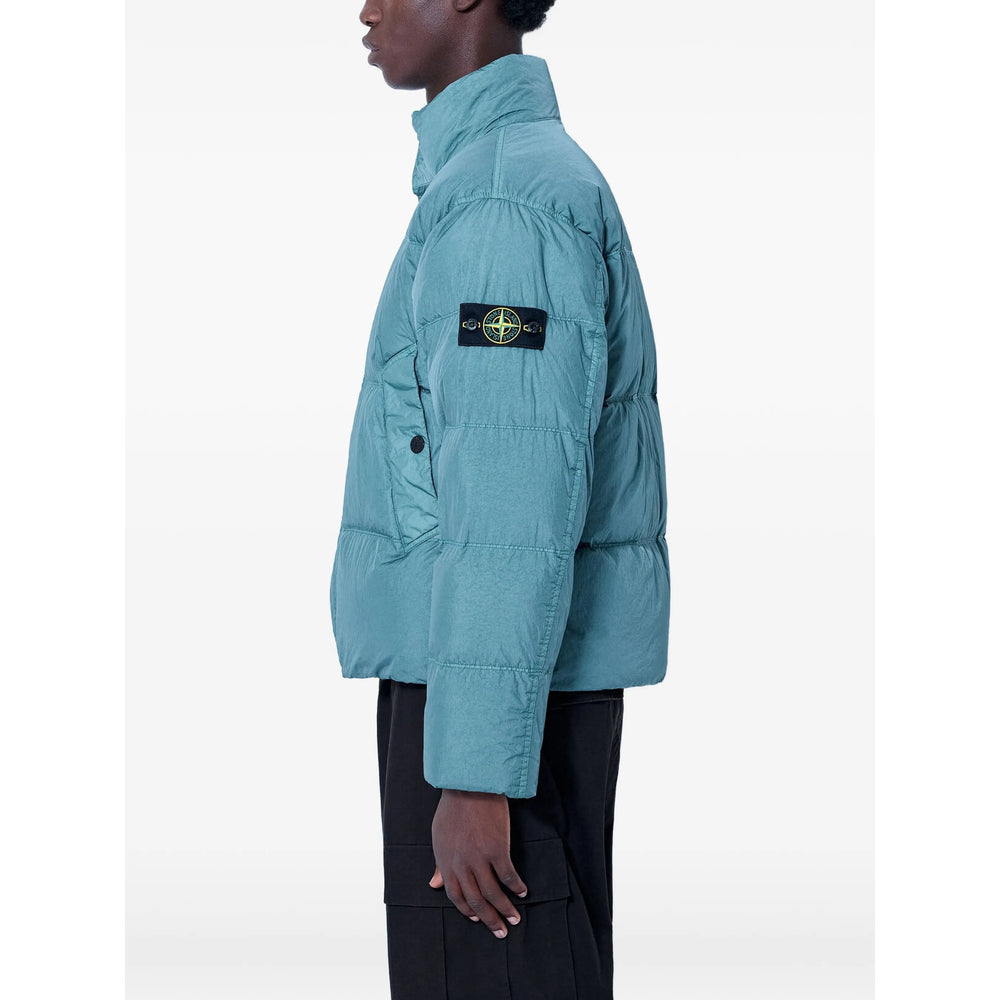 Stone Island Green Jackets - Padded & Down Jackets Men STONE ISLAND