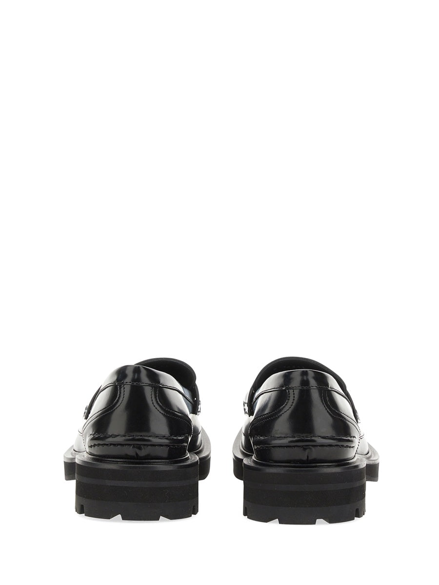 Alexander Mcqueen Men Leather Loafer ALEXANDER MCQUEEN
