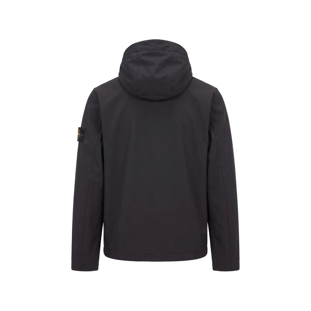 Stone Island Black Jackets - Hooded Jackets Men STONE ISLAND
