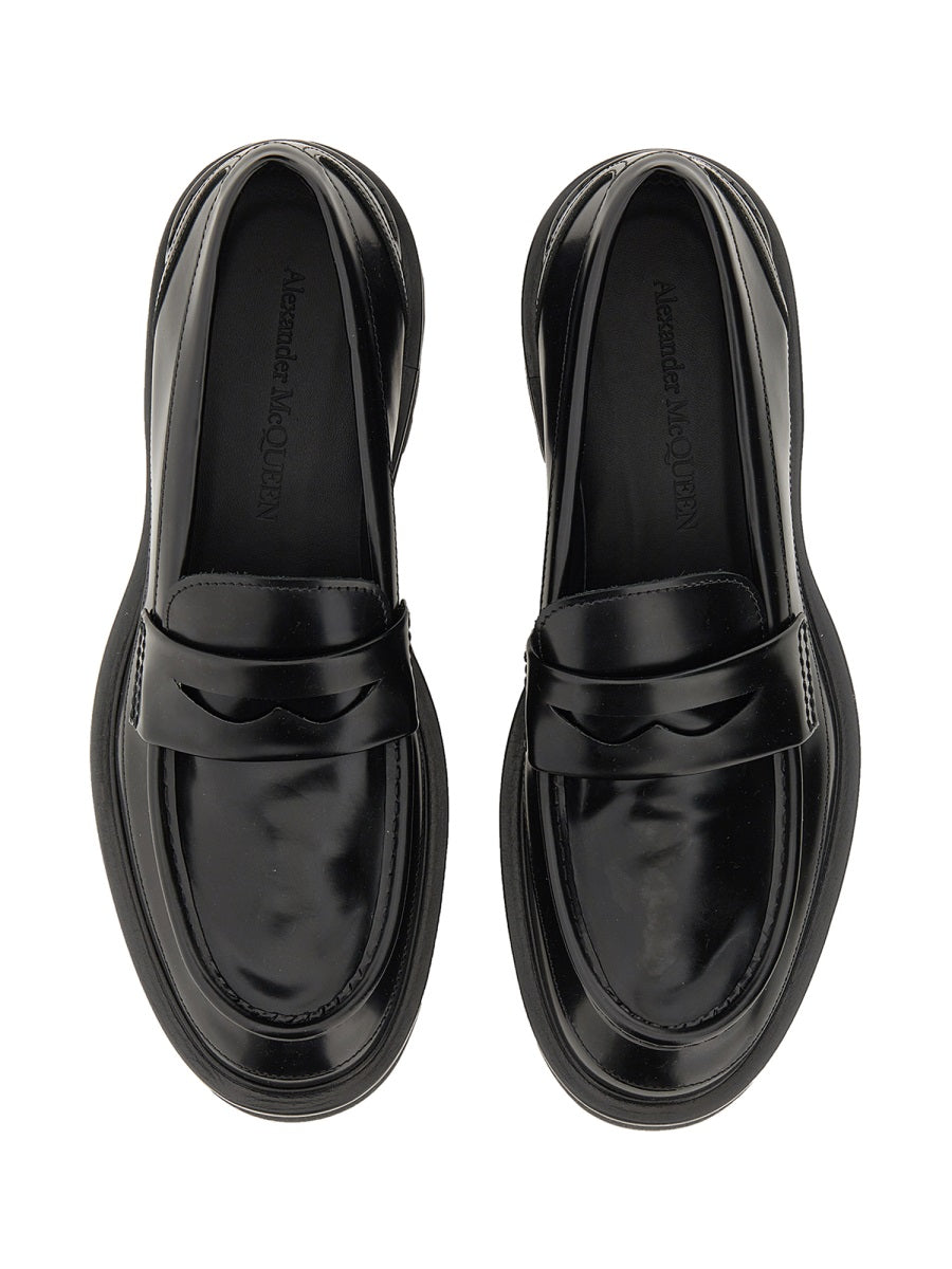 Alexander Mcqueen Men Leather Loafer ALEXANDER MCQUEEN