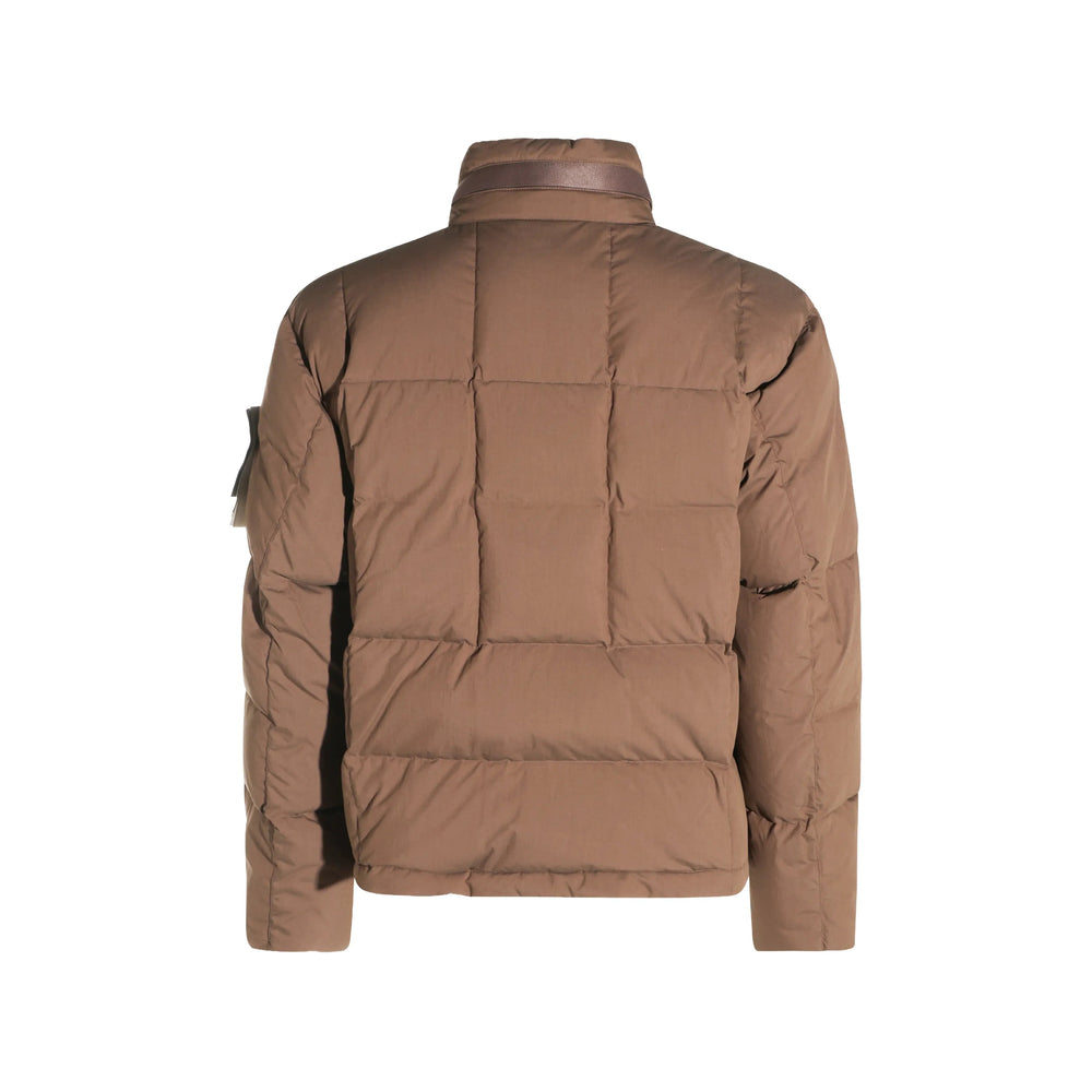 Stone Island Brown Jackets - Padded & Down Jackets Men STONE ISLAND
