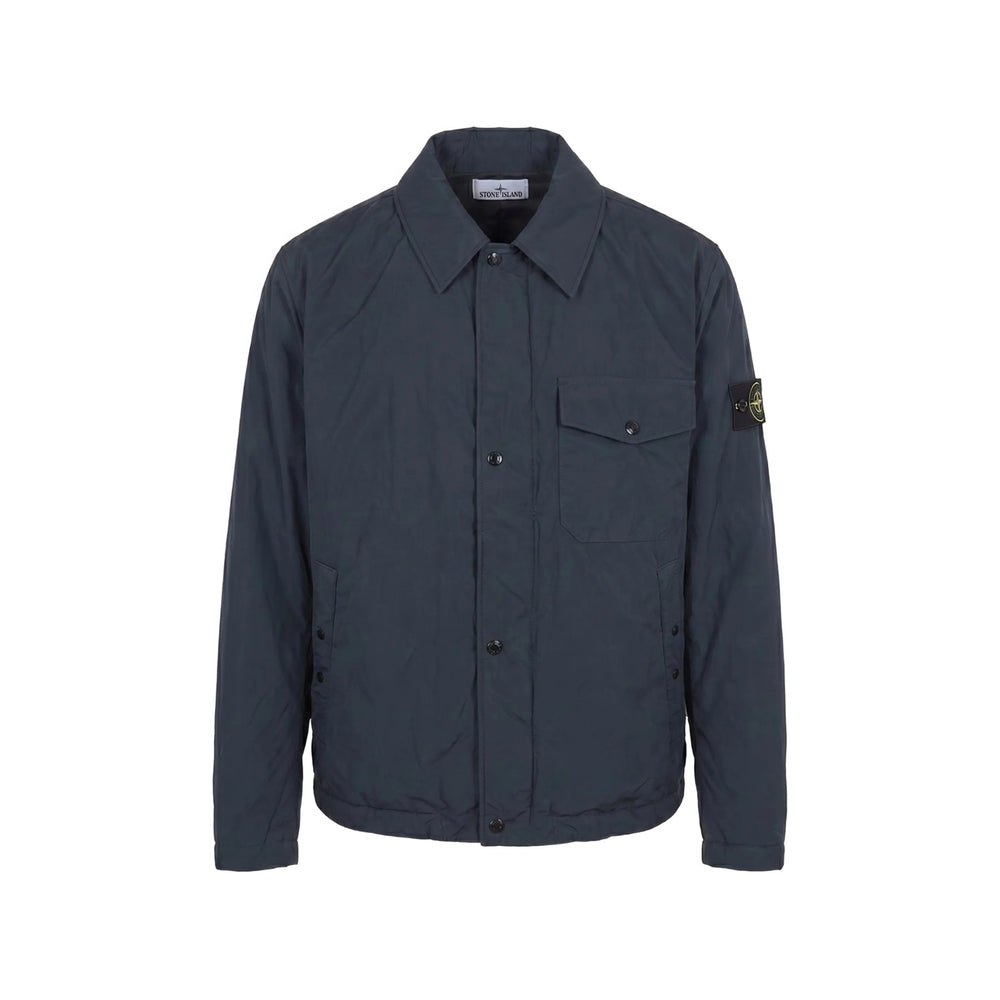 Stone Island Blue Jackets - Shirt Jackets Men