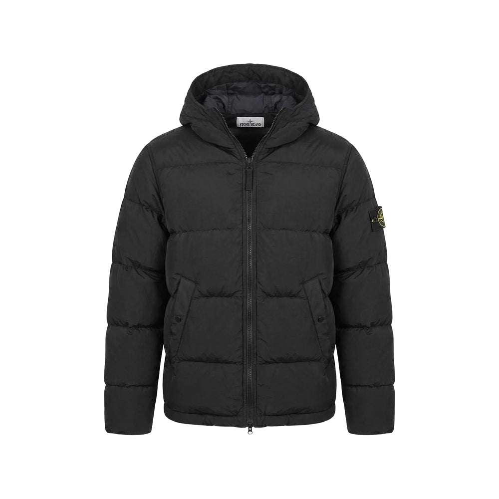 Stone Island Black Jackets Men STONE ISLAND