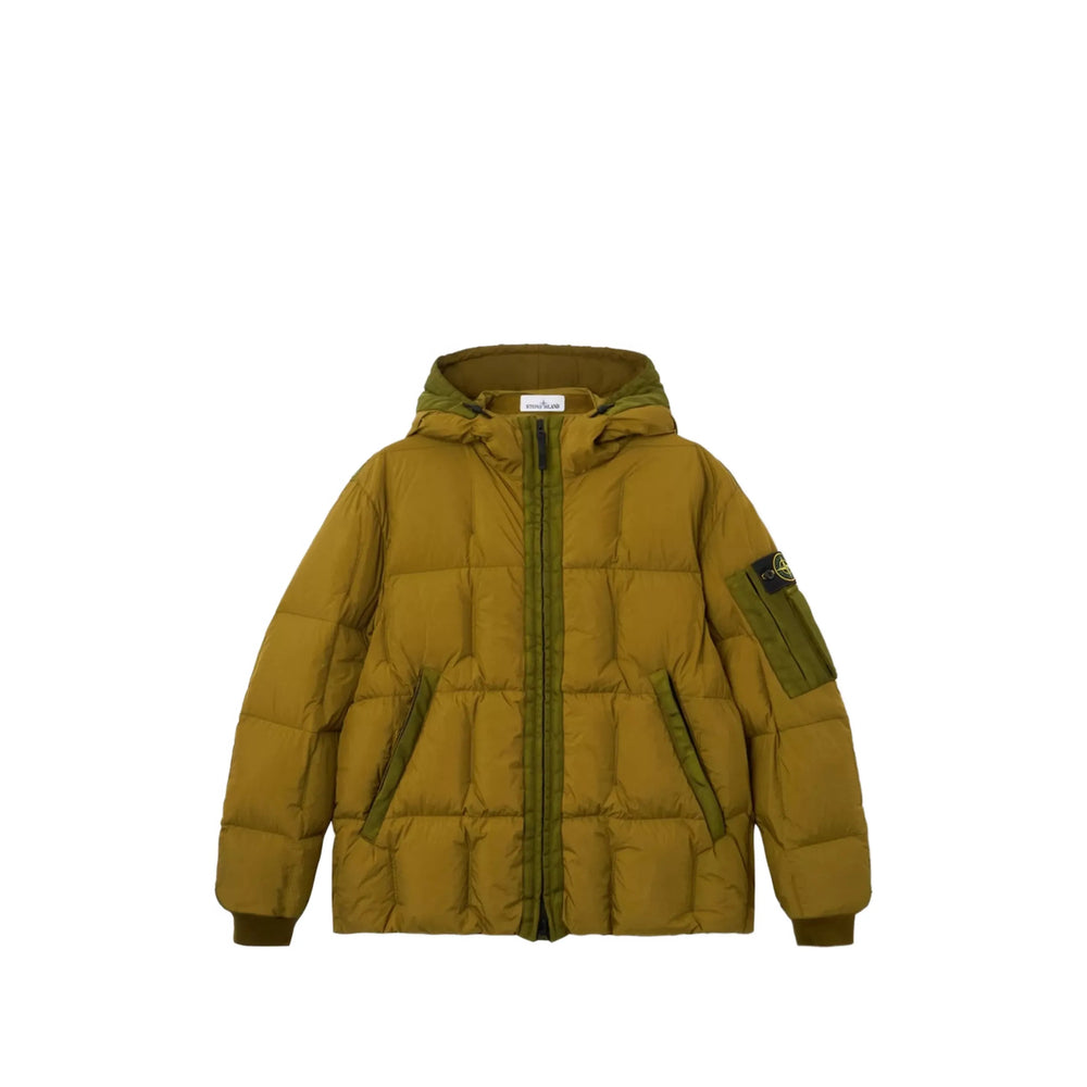 Stone Island Green Jackets - Padded & Down Jackets Men STONE ISLAND