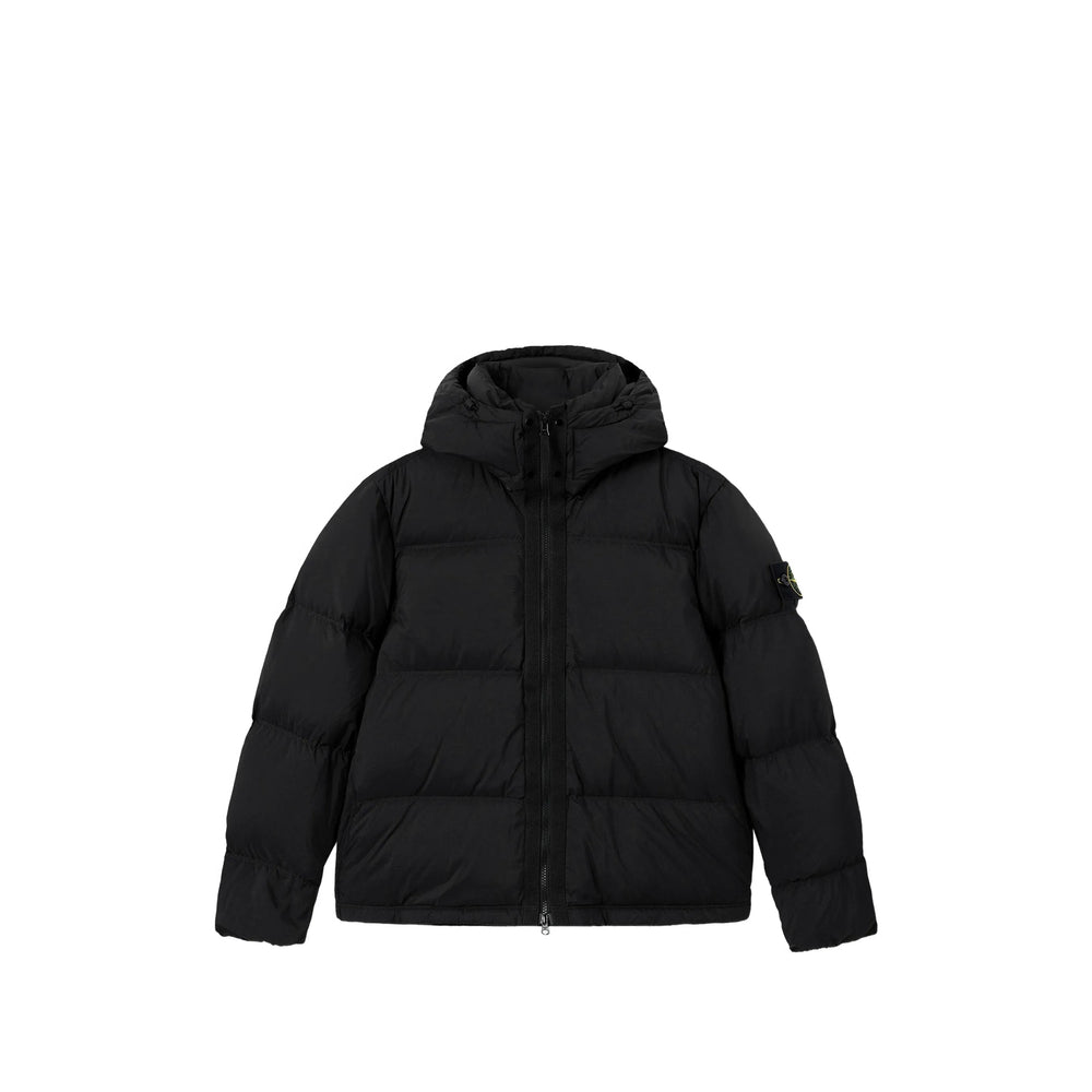 Stone Island Black Jackets - Padded & Down Jackets Men STONE ISLAND