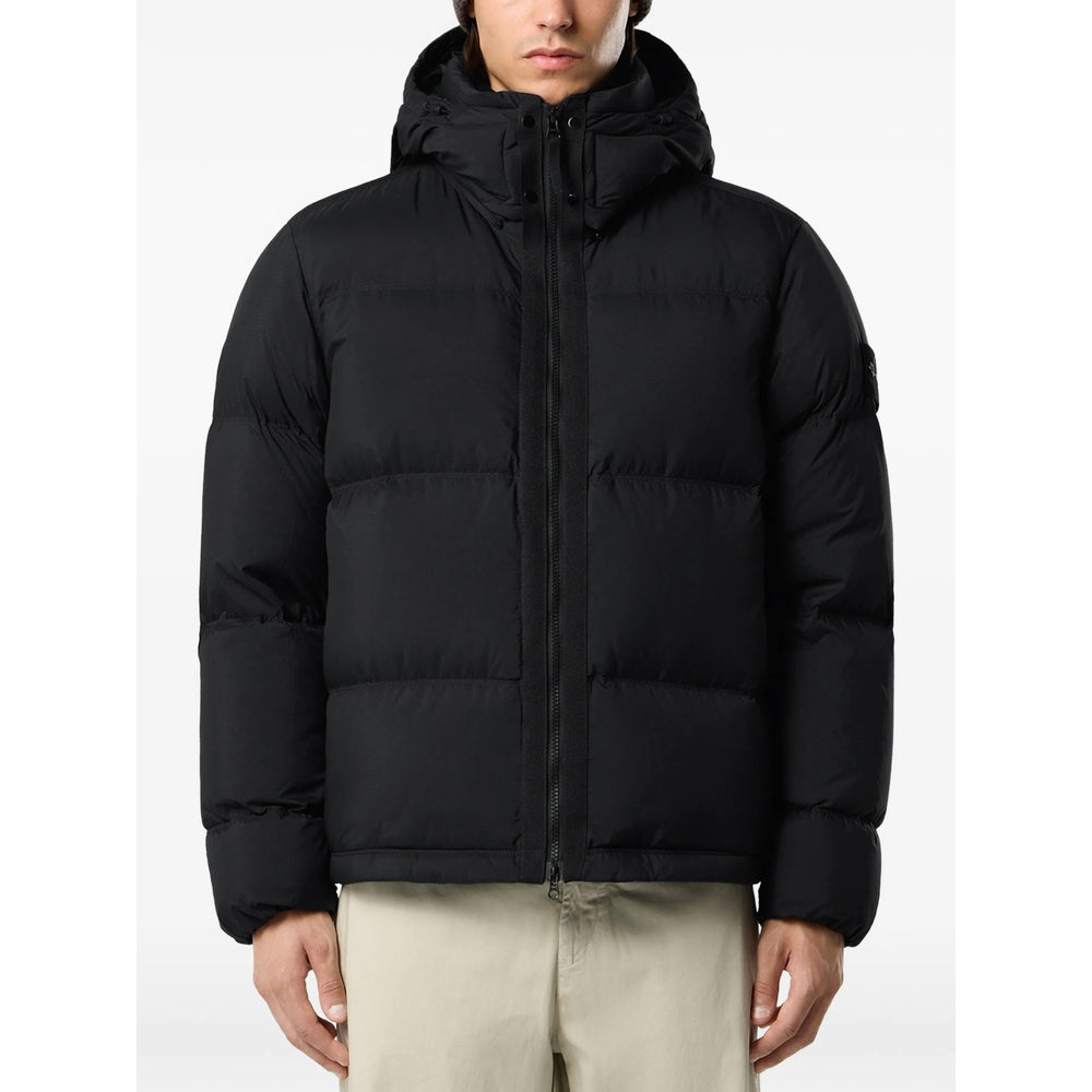 Stone Island Black Jackets - Padded & Down Jackets Men STONE ISLAND