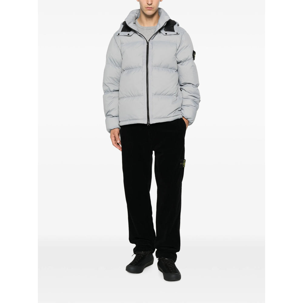 Stone Island Grey Jackets - Padded & Down Jackets Men STONE ISLAND