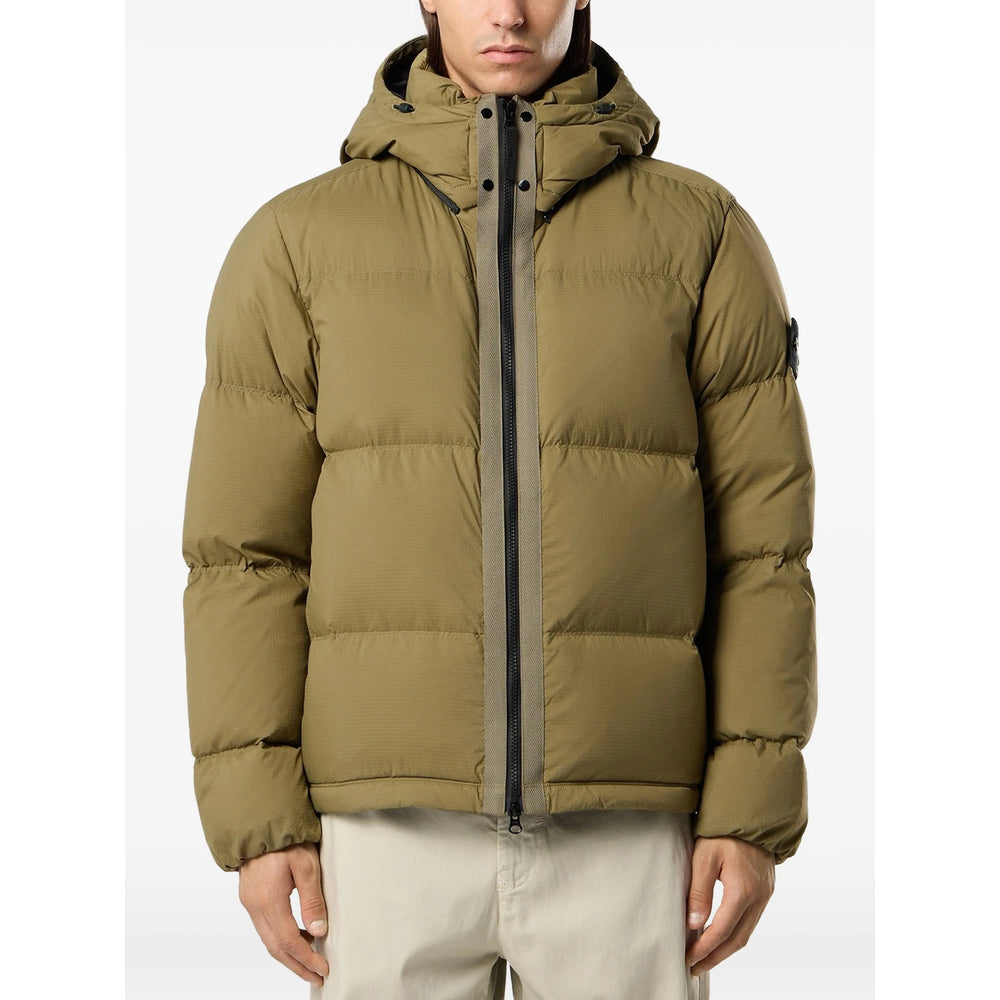 Stone Island Green Jackets - Padded & Down Jackets Men STONE ISLAND