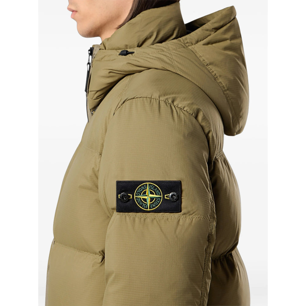Stone Island Green Jackets - Padded & Down Jackets Men STONE ISLAND