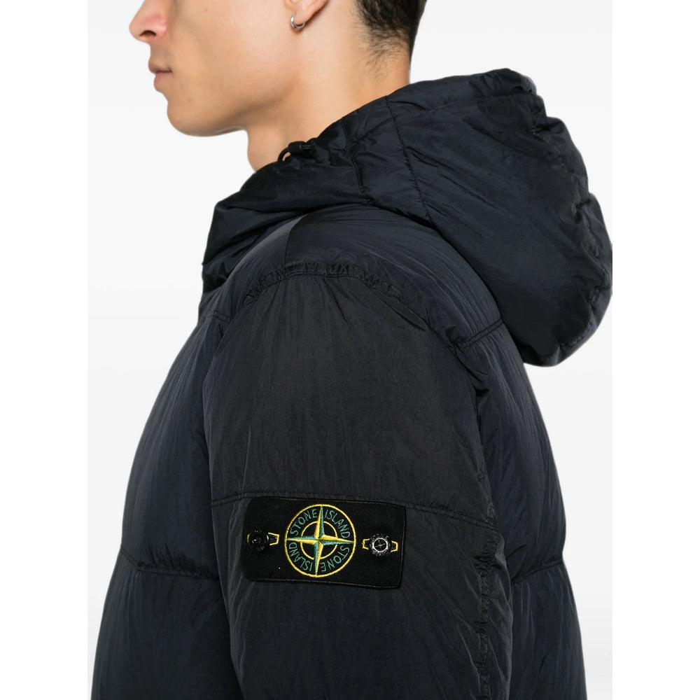 Stone Island Black Jackets - Bomber Jackets Men STONE ISLAND