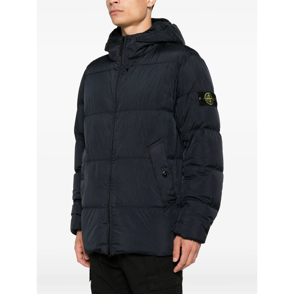 Stone Island Black Jackets - Bomber Jackets Men STONE ISLAND