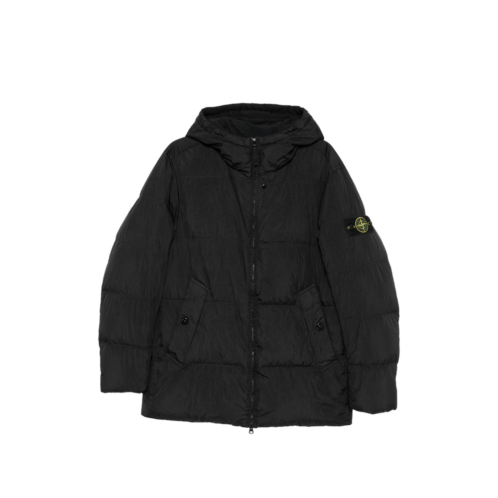 Stone Island Black Jackets - Padded & Down Jackets Men STONE ISLAND