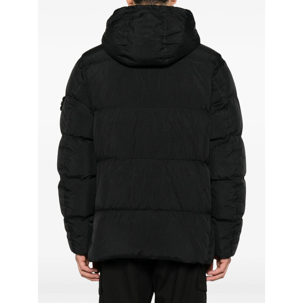 Stone Island Black Jackets - Padded & Down Jackets Men STONE ISLAND